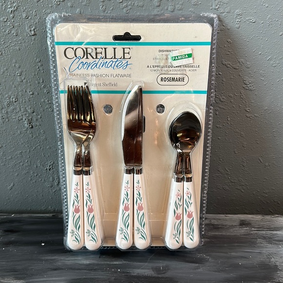 Corelle Kitchen Vintage Corelle Coordinates Rosemarie 2pc